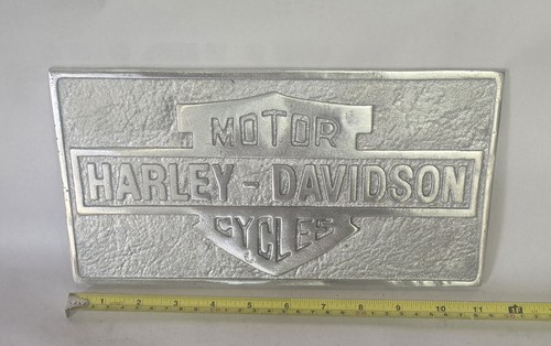 Vintage cast aluminum harley - cast,